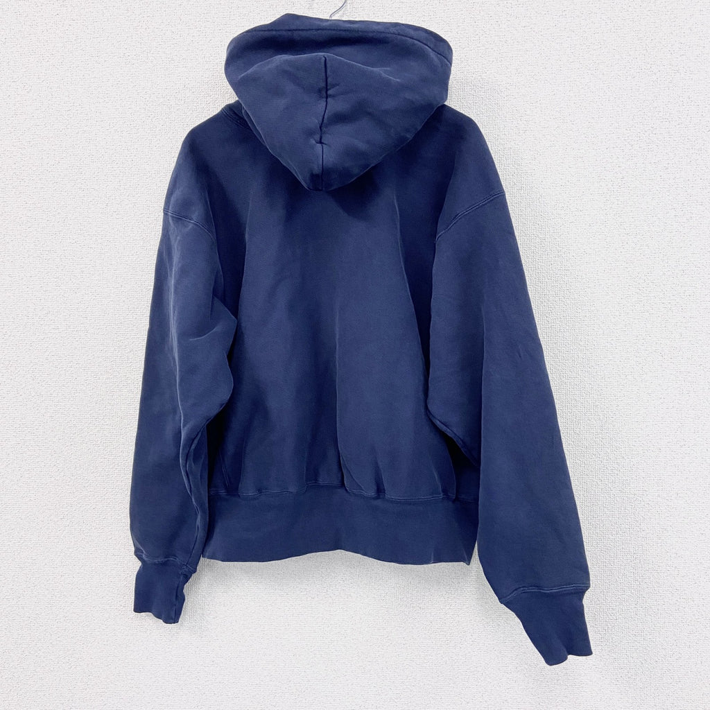Champion　チャンピオン　リバースウィーブ　スウェットパーカー/フーディー　アーチプリント　ネイビー　Lサイズ