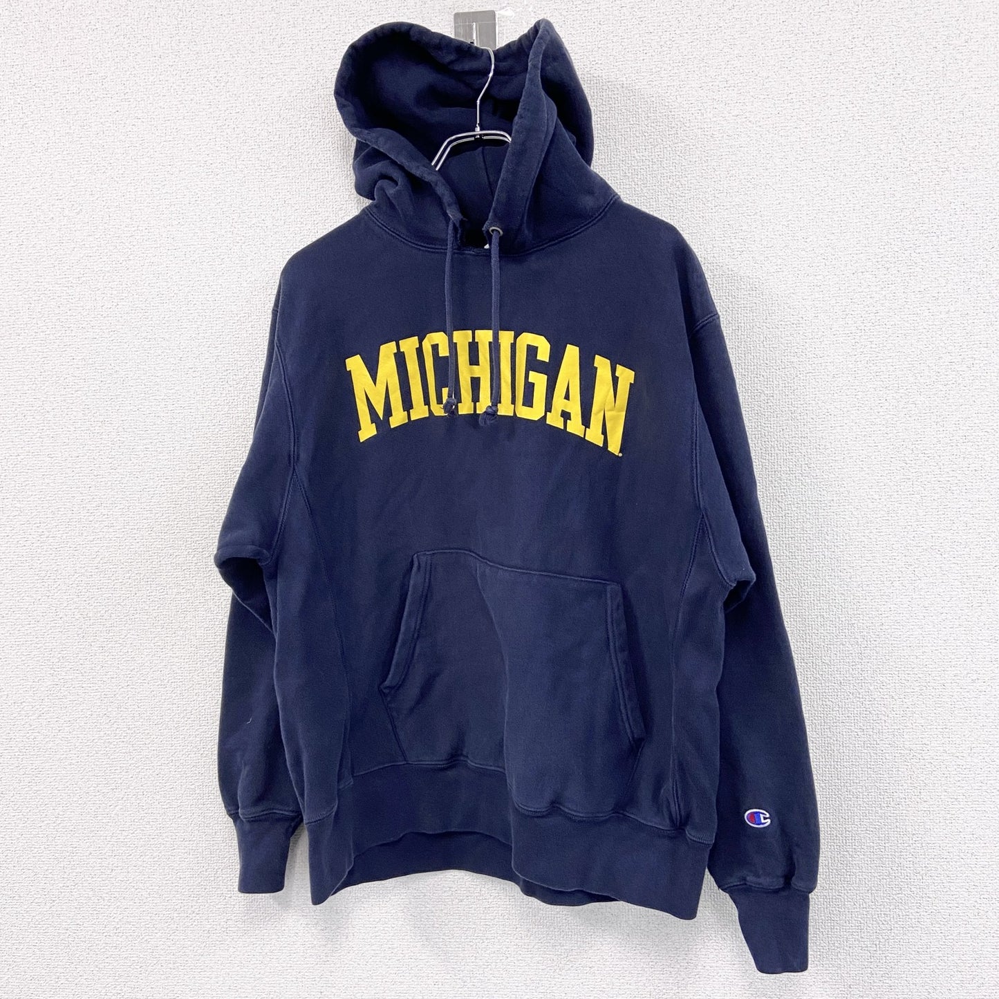 Champion　チャンピオン　リバースウィーブ　スウェットパーカー/フーディー　紺　ネイビー　Lサイズ