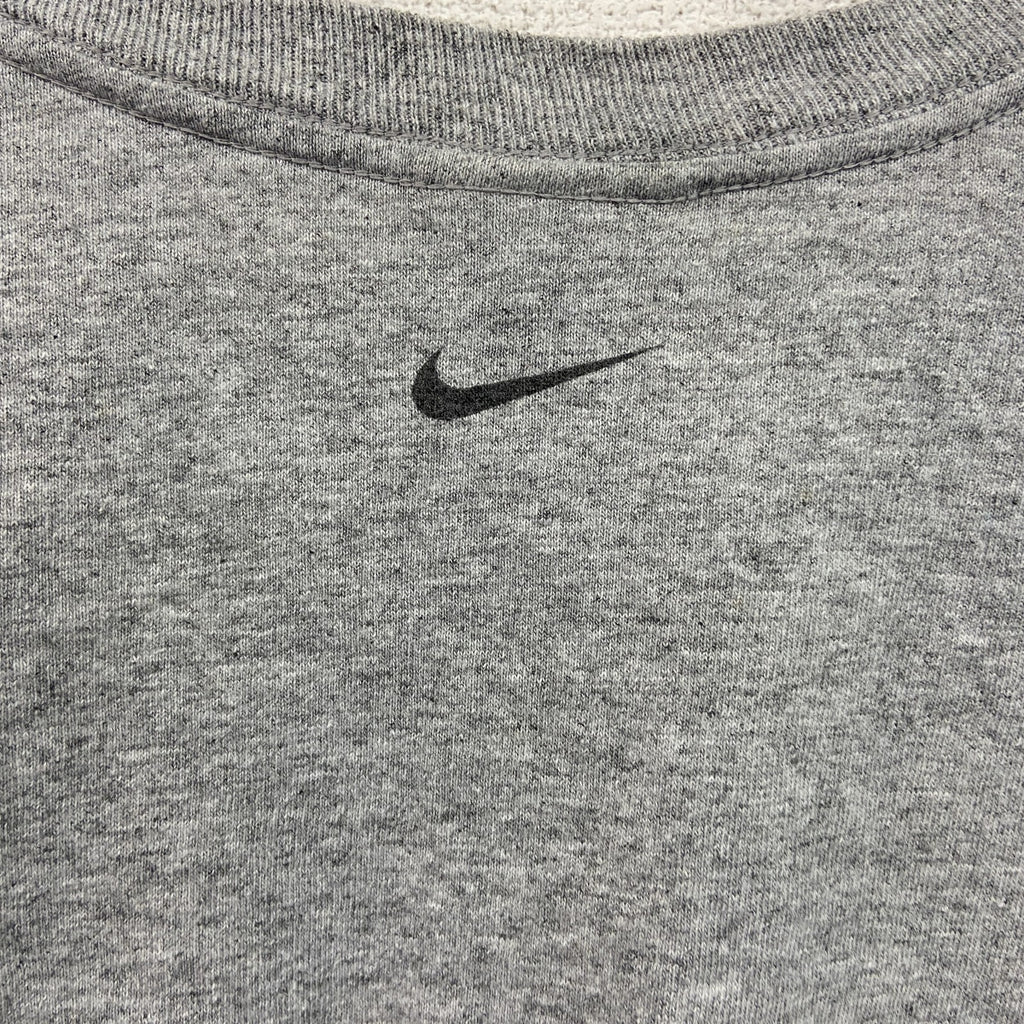 90s　NIKE　ナイキ　半袖プリントTシャツ　ヴィンテージ　グレー　XLサイズ