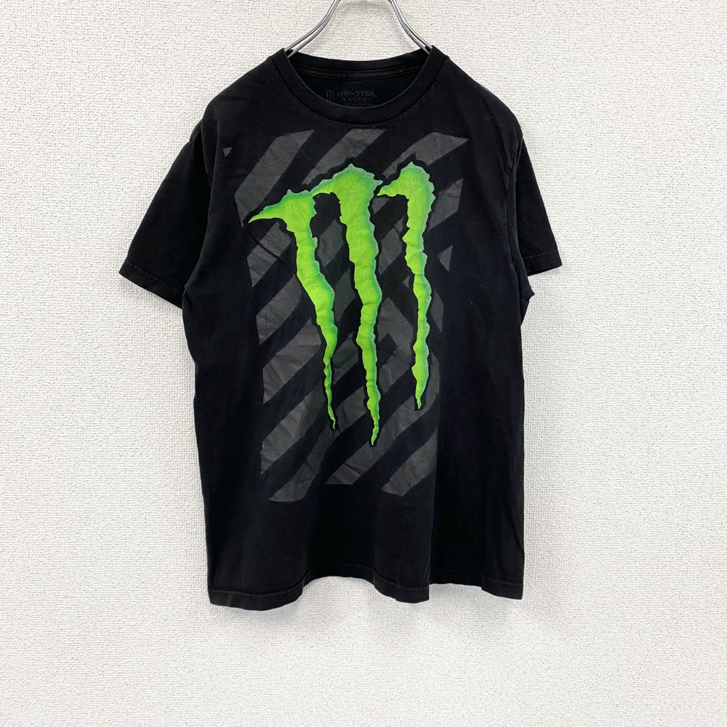 MONSTER　モンスター　半袖プリントTシャツ　黒　ブラック　Mサイズ