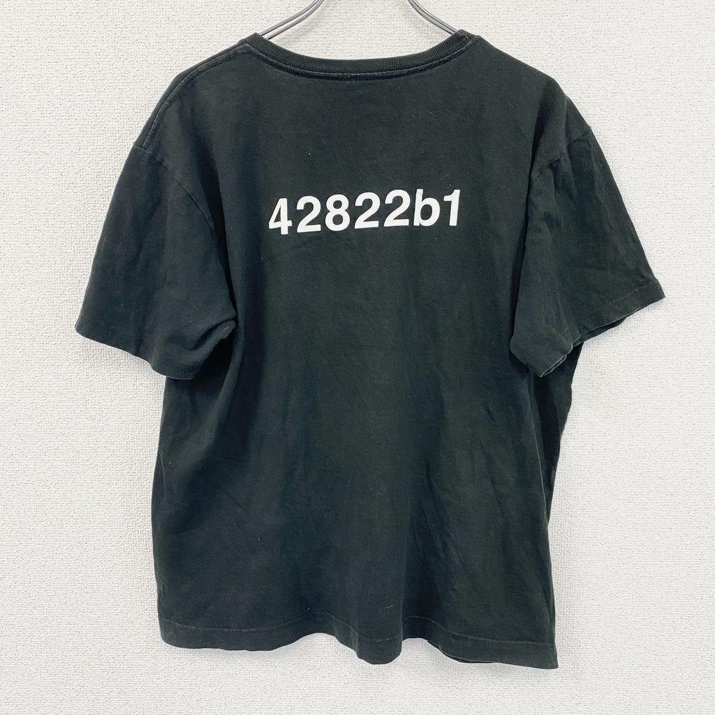 CUNE　半袖プリントTシャツ　黒　ブラック　Lサイズ