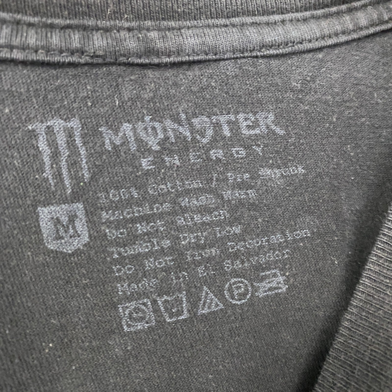 MONSTER　モンスター　半袖プリントTシャツ　黒　ブラック　Mサイズ