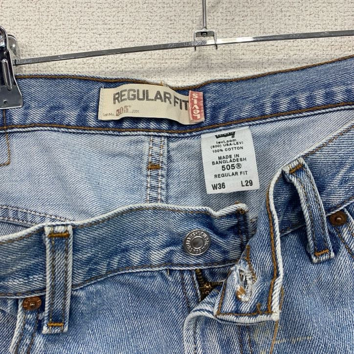 Levi’s　リーバイス　505　デニムパンツ　ジッパーフライ　インディゴ　W36