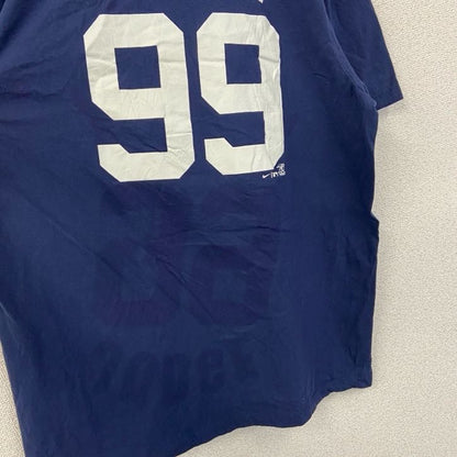 古着 used　NIKE ナイキ　アーロンジャッジ　ニューヨークヤンキース　半袖プリントTシャツ　紺　ネイビー　XLサイズ