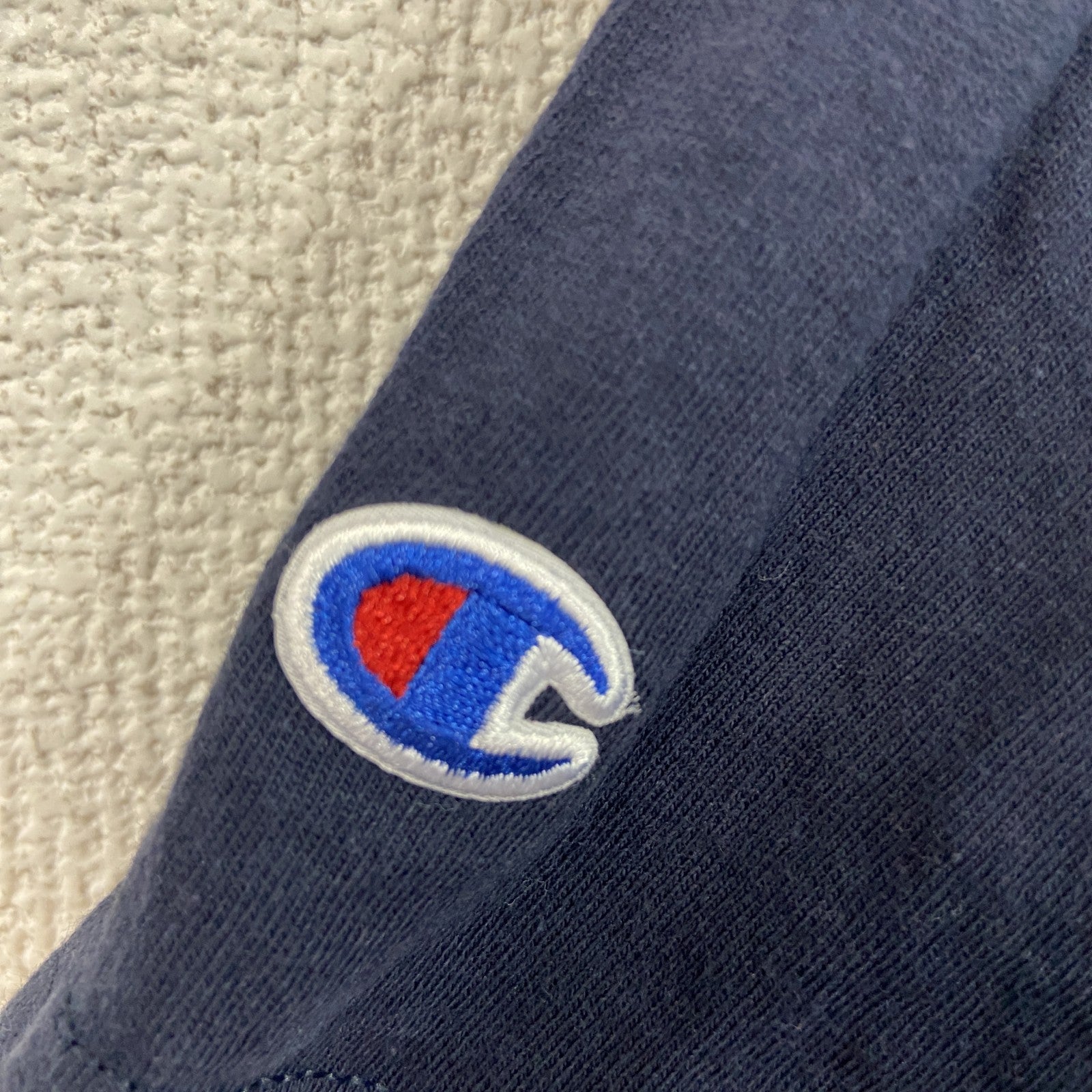 Champion　チャンピオン　半袖プリントTシャツ　紺　ネイビー　XLサイズ