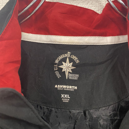 ASHWORTH　アシュワース　フルジップジャケット　黒　ブラック　2XLサイズ