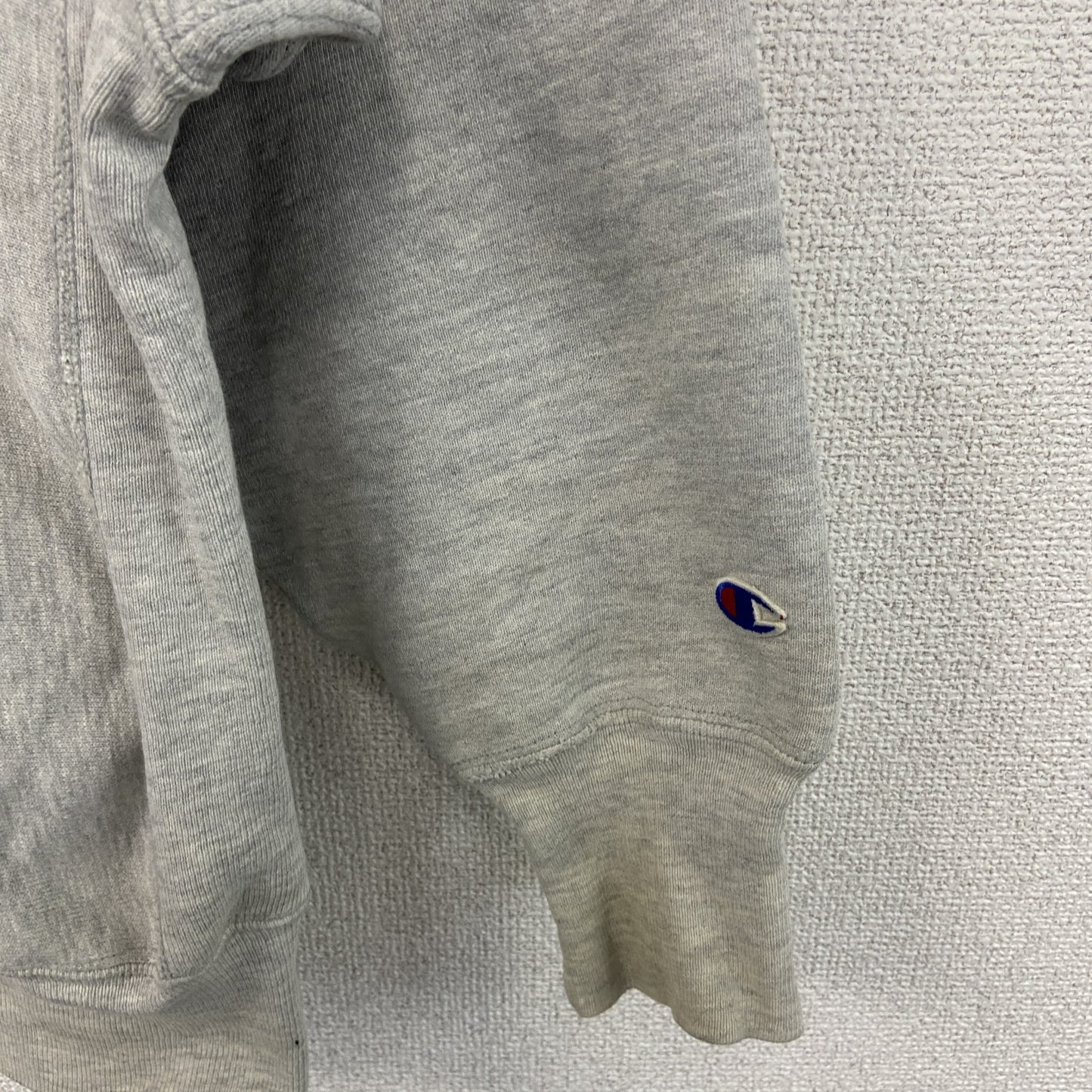90s　Champion　チャンピオン　リバースウィーブ　スウェット/トレーナー　刺繍タグ　霜降りグレー　Mサイズ