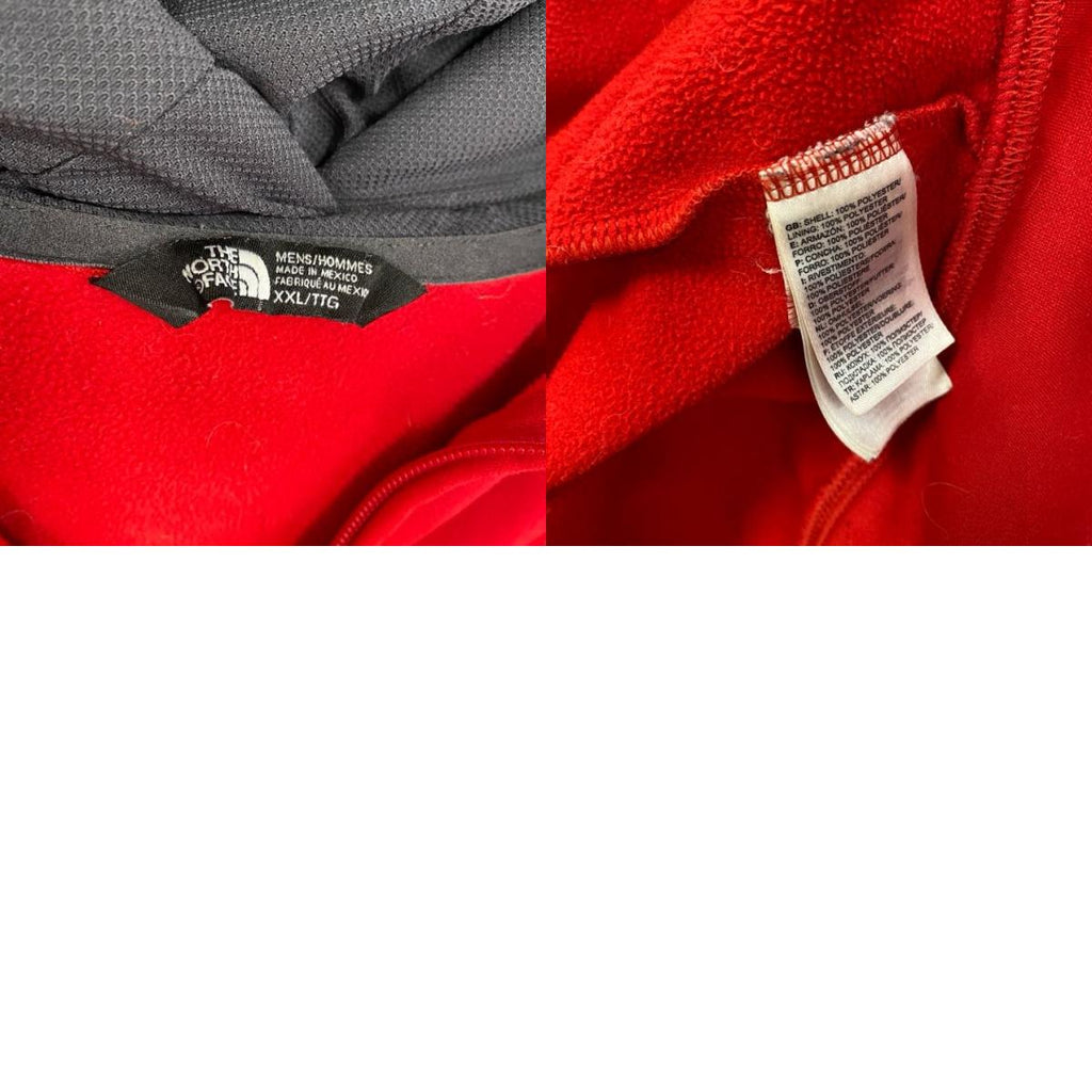 THE NORTH FACE　ザノースフェイス　フルジップスウェットパーカー/フーディー　赤　レッド　2XLサイズ