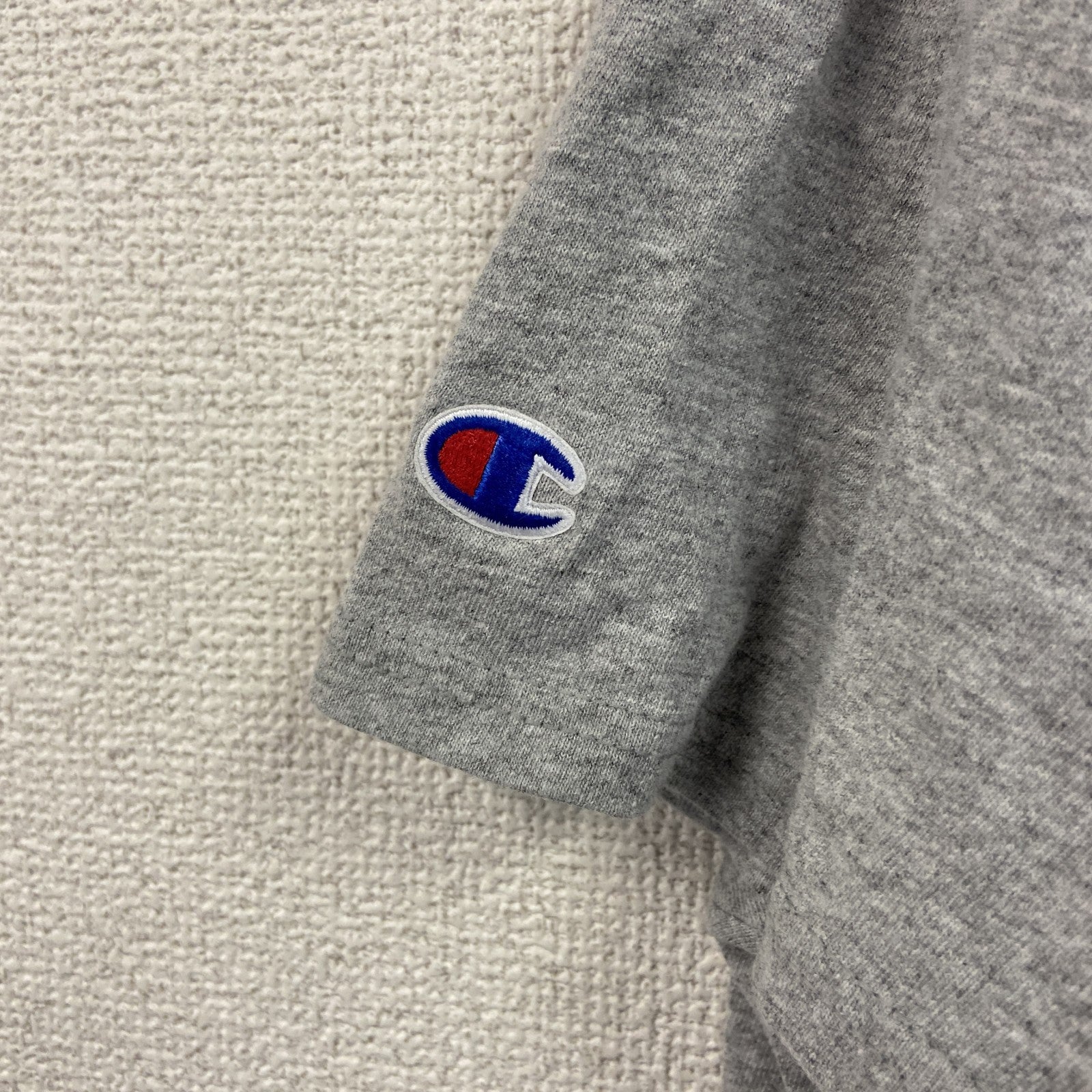 Champion　チャンピオン　半袖プリントTシャツ　グレー　XLサイズ