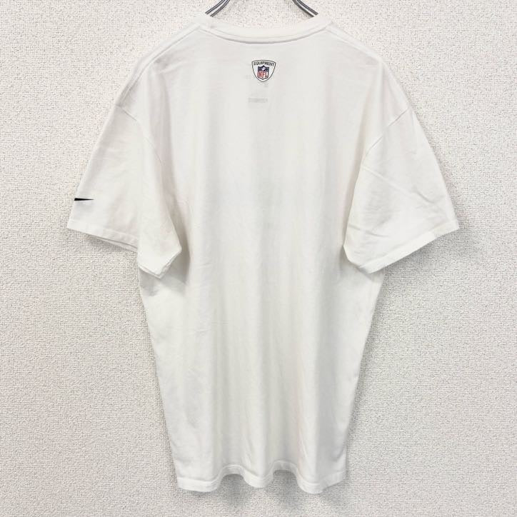 古着 used　NIKE ナイキ　半袖ロゴプリントTシャツ　NFL　ピッツバーグ・スティーラーズ　白　スポーツ　Sサイズ