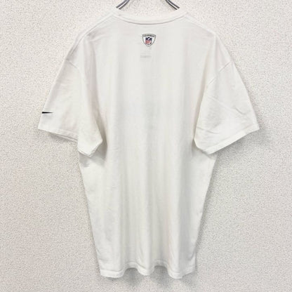古着 used　NIKE ナイキ　半袖ロゴプリントTシャツ　NFL　ピッツバーグ・スティーラーズ　白　スポーツ　Sサイズ