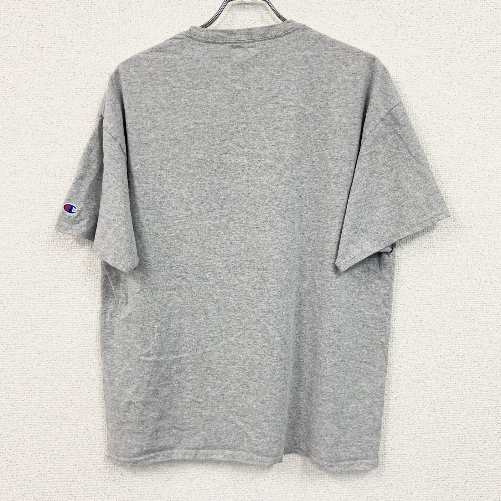 Champion　チャンピオン　半袖プリントTシャツ　グレー　XLサイズ