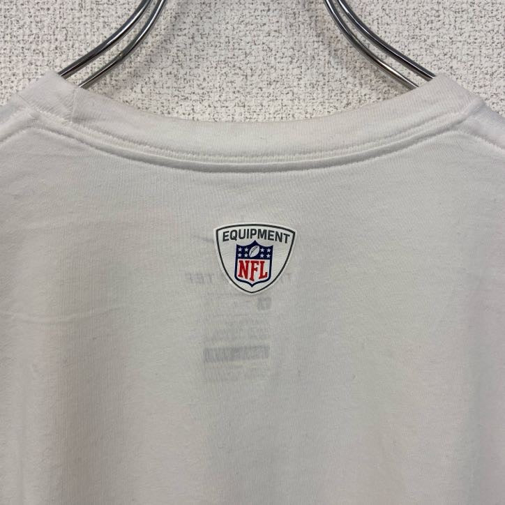 古着 used　NIKE ナイキ　半袖ロゴプリントTシャツ　NFL　ピッツバーグ・スティーラーズ　白　スポーツ　Sサイズ