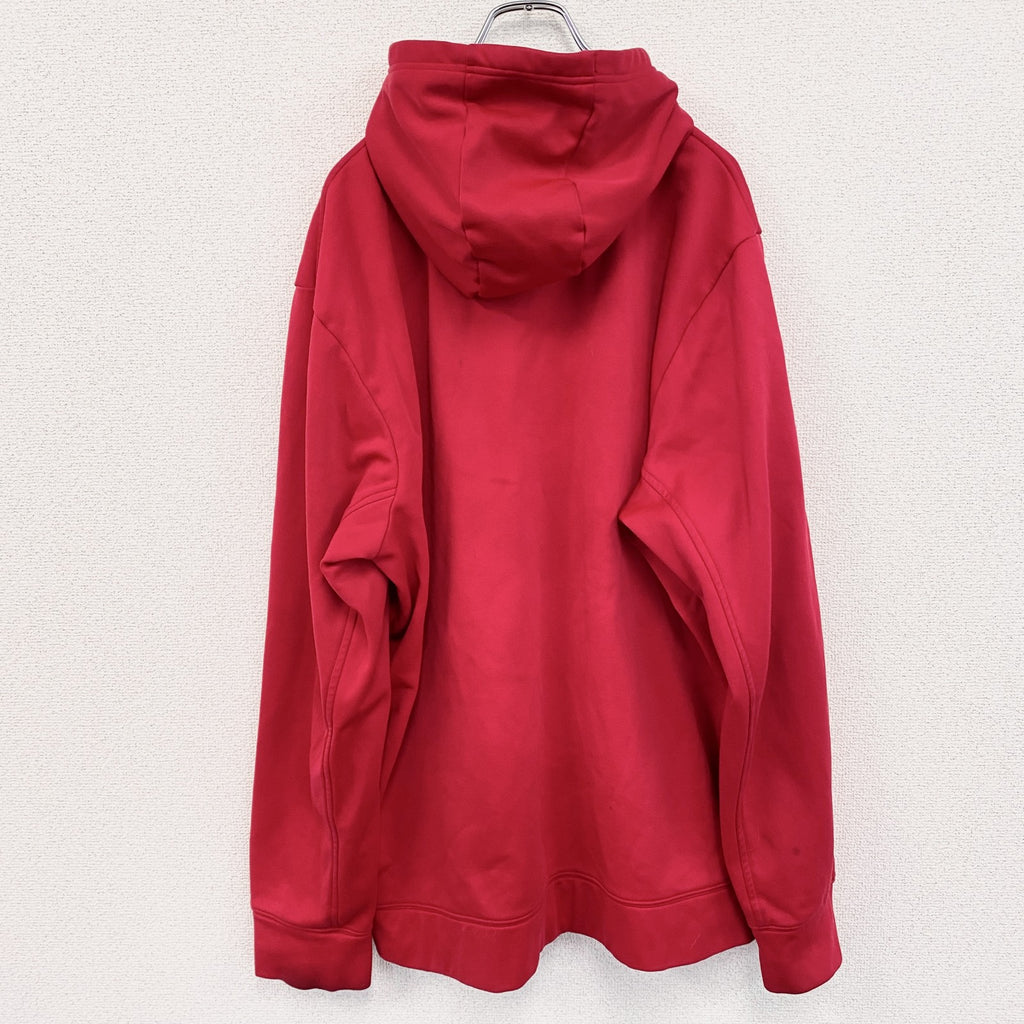 THE NORTH FACE　ザノースフェイス　フルジップスウェットパーカー/フーディー　赤　レッド　2XLサイズ