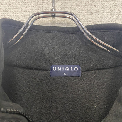 ～00s　OLD UNIQLO　オールドユニクロ　フリースジャケット/ボアジャケット　ヴィンテージ　黒　ブラック　Lサイズ