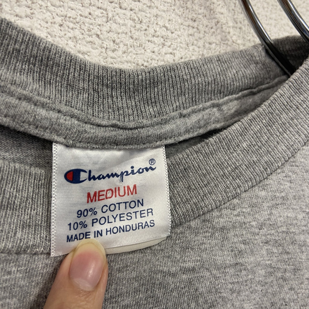 Champion　チャンピオン　半袖プリントTシャツ　グレー　Mサイズ