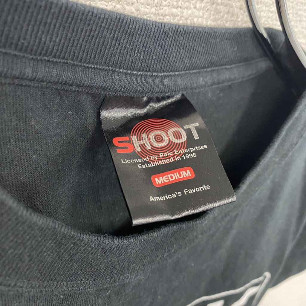 SHOOT　半袖プリントTシャツ　黒　ブラック　Mサイズ