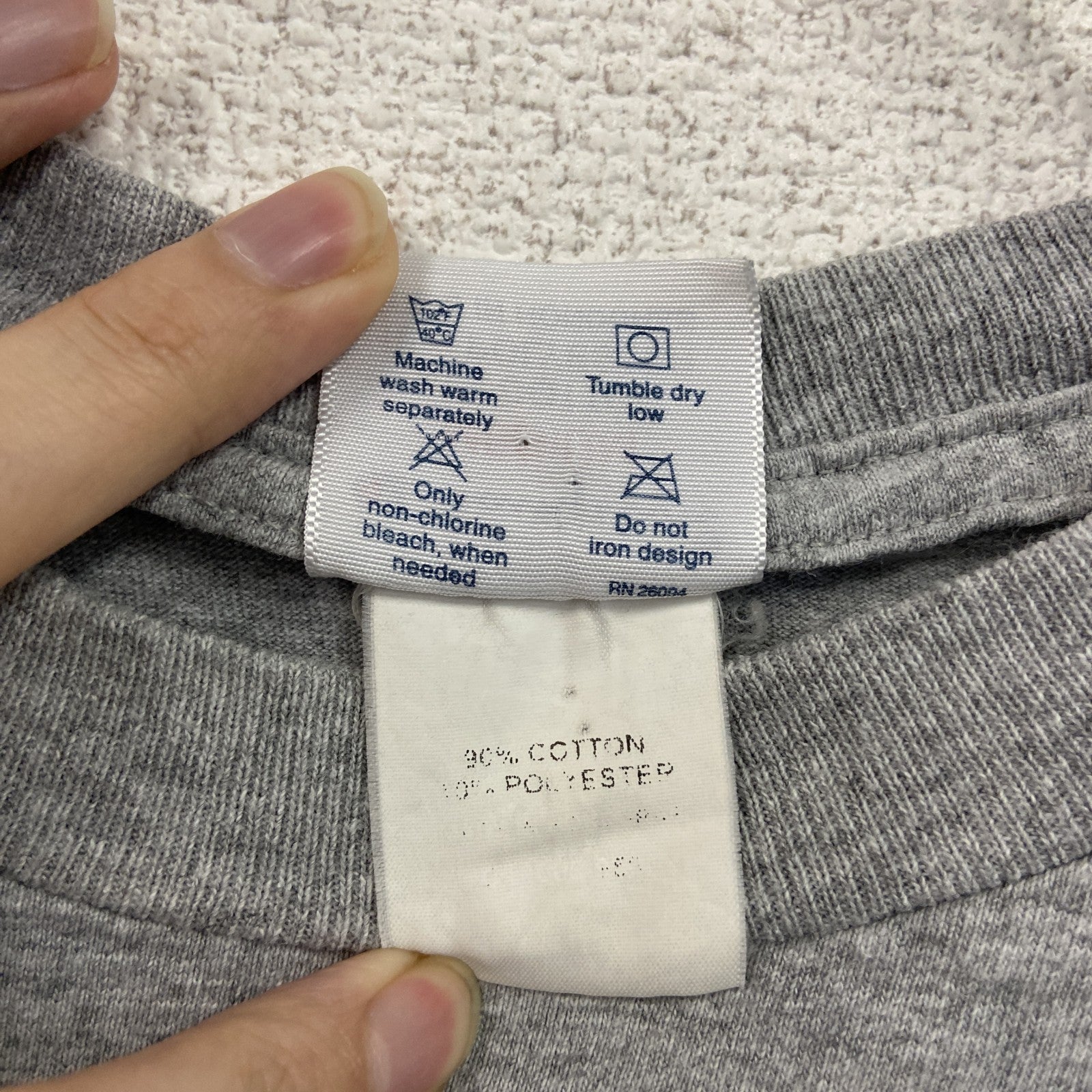 Champion　チャンピオン　半袖プリントTシャツ　グレー　Mサイズ