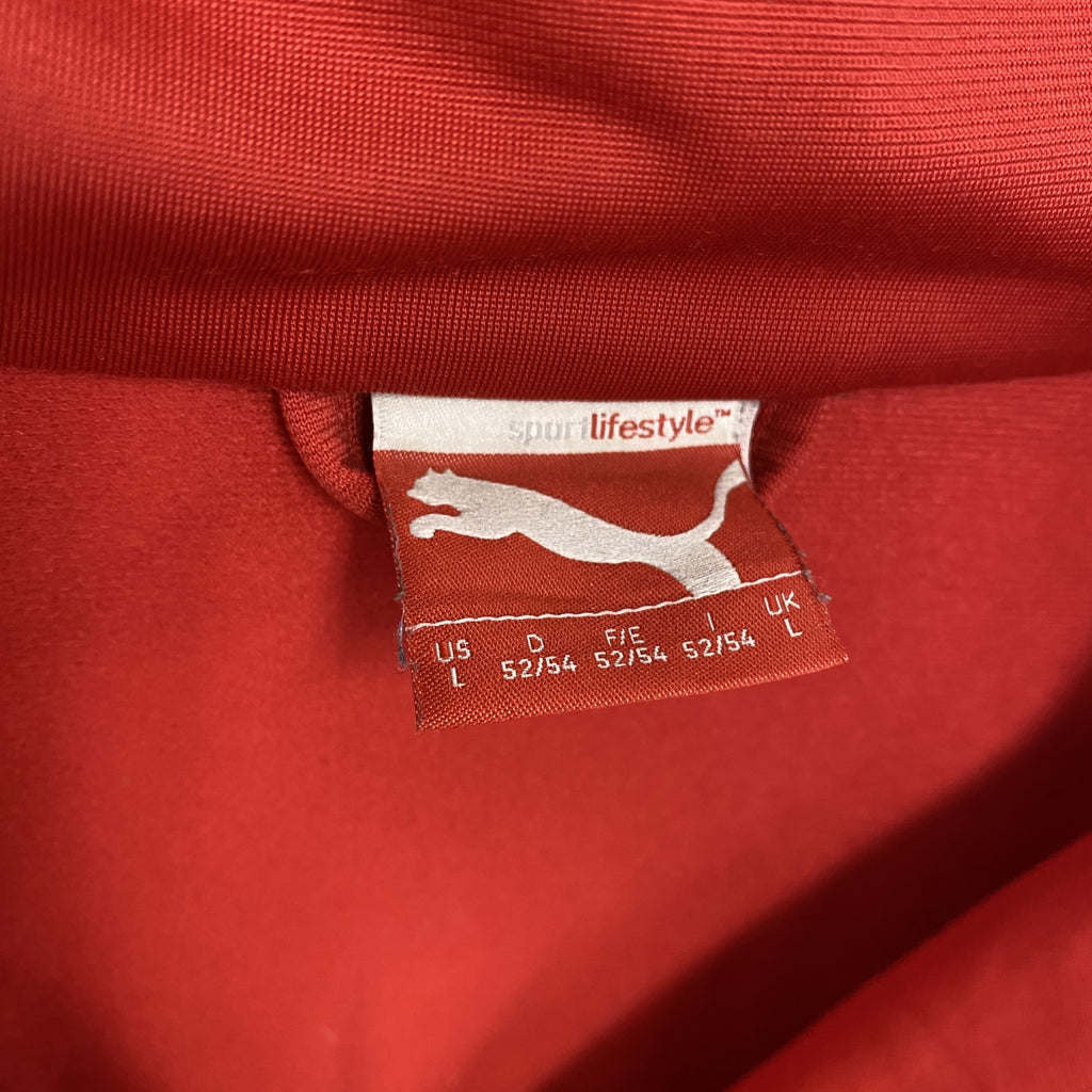 puma　プーマ　トラックジャケット/ジャージ　赤　レッド　Lサイズ