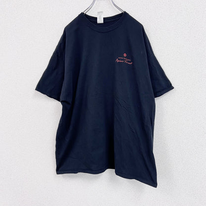 GILDAN　ギルダン　半袖プリントTシャツ　POPLAR FOREST　大統領　両面プリント　クルーネック　黒　ブラック　2XLサイズ
