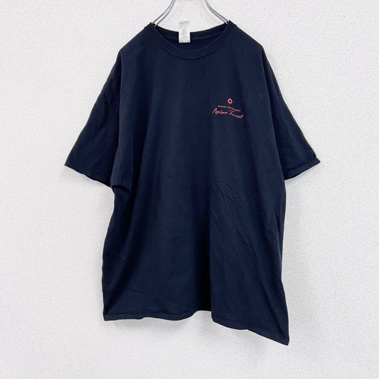 GILDAN　ギルダン　半袖プリントTシャツ　POPLAR FOREST　大統領　両面プリント　クルーネック　黒　ブラック　2XLサイズ