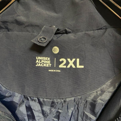 古着 used　AT＆T　ALPINE JACKET アルパインジャケット　長袖ナイロンジャケット　ネイビー　2XLサイズ
