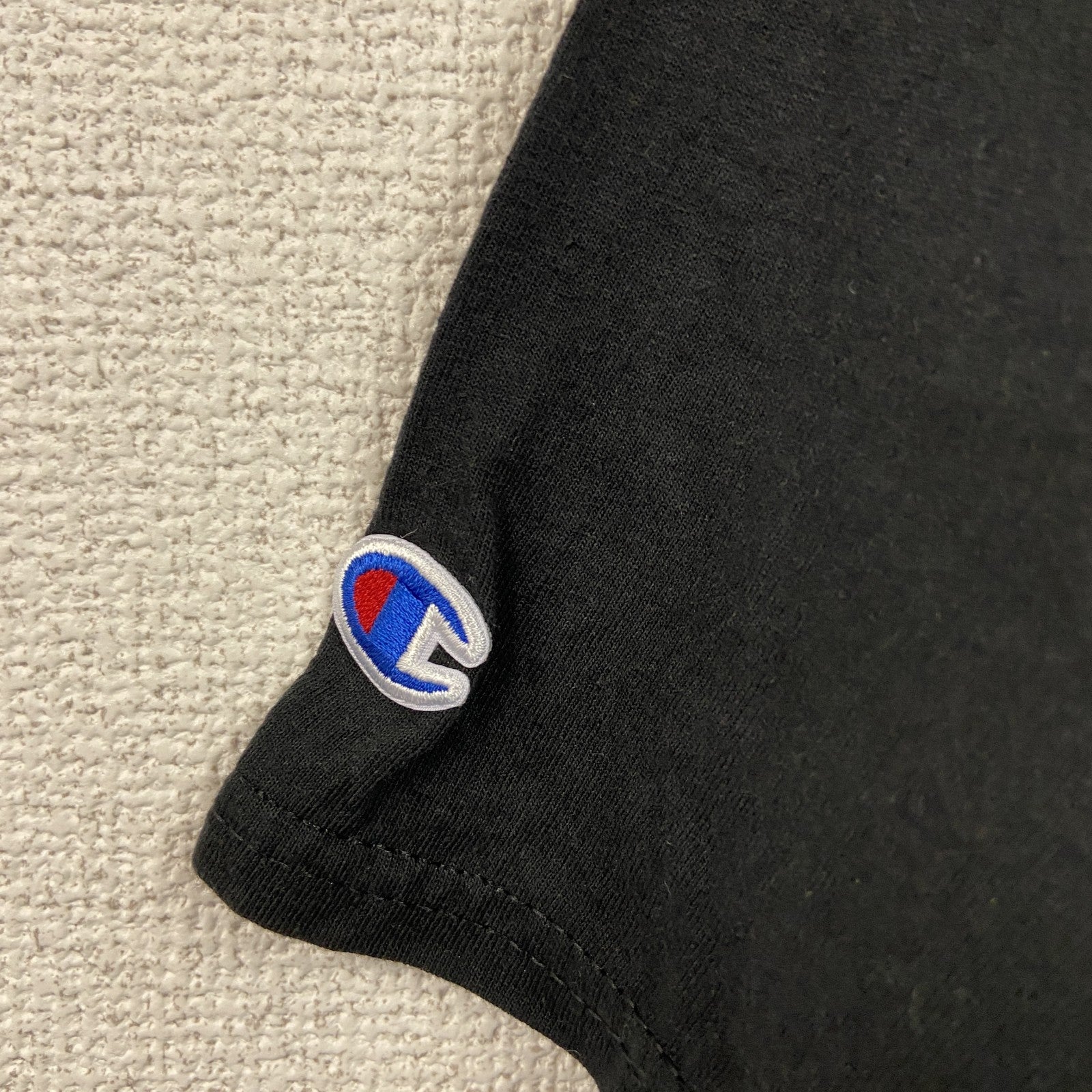 Champion　チャンピオン　半袖プリントTシャツ　黒　ブラック　Mサイズ