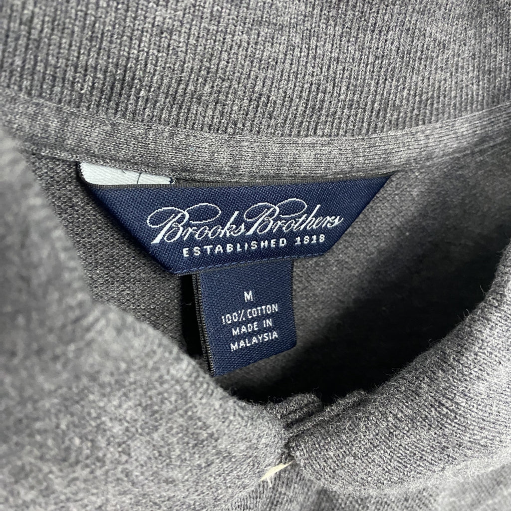 Brooks Brothers　ブルックスブラザーズ　半袖ポロシャツ　グレー　Mサイズ