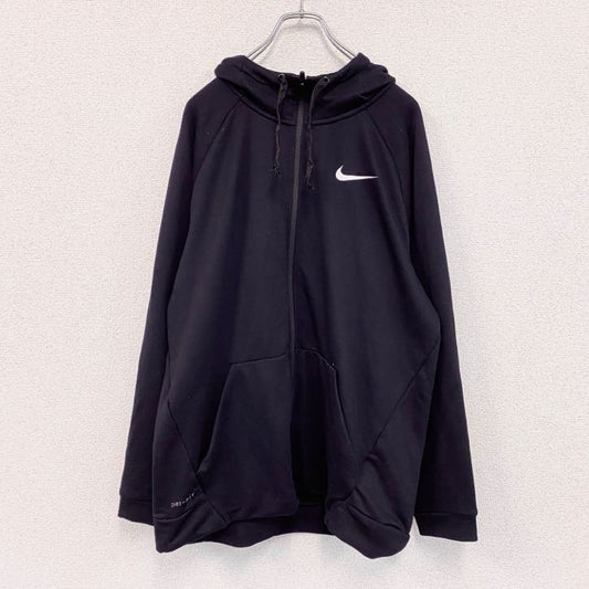 NIKE　ナイキ　フルジップパーカー/フーディー　DRI-FIT　黒　ブラック　Lサイズ