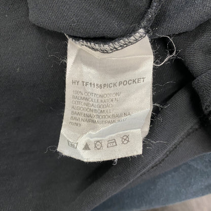 GIACOMONI LUCIEN　REEF　半袖プリントTシャツ　スカル　骸骨　英字プリント　クルーネック　黒　ブラック　XLサイズ