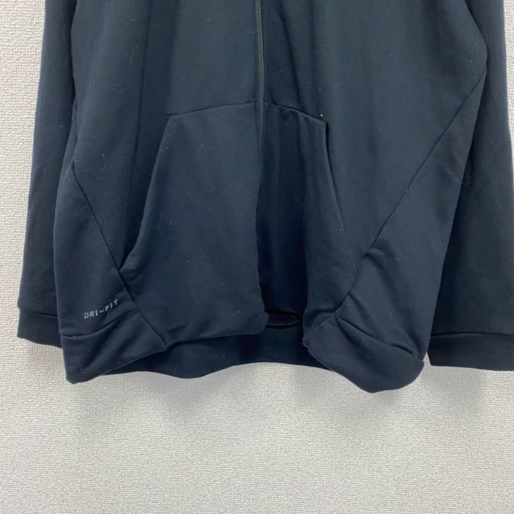 NIKE　ナイキ　フルジップパーカー/フーディー　DRI-FIT　黒　ブラック　Lサイズ