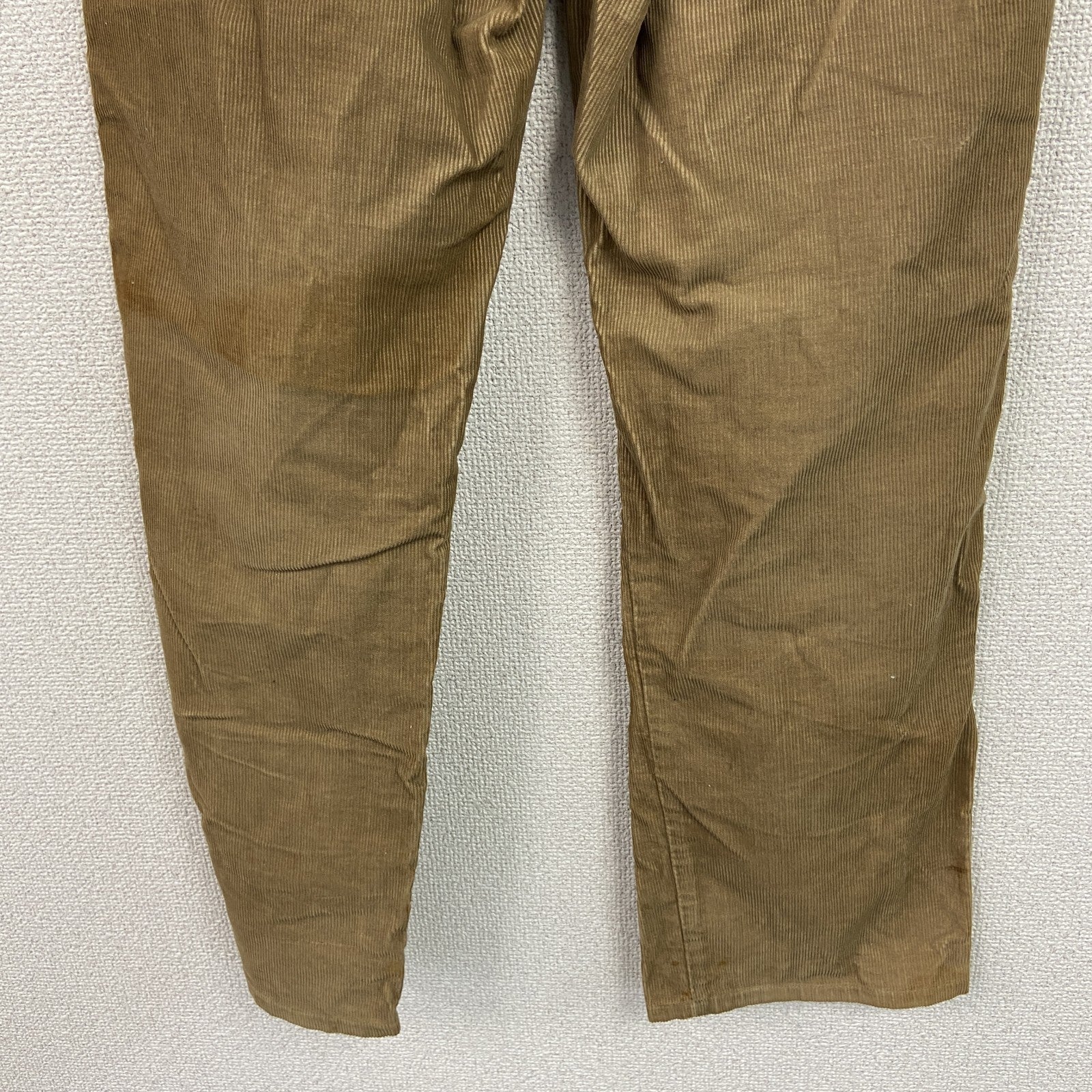 ～90s　Lee 200　リー　コーデュロイパンツ　ジップフライ　ヴィンテージ　茶色　ブラウン　W28サイズ