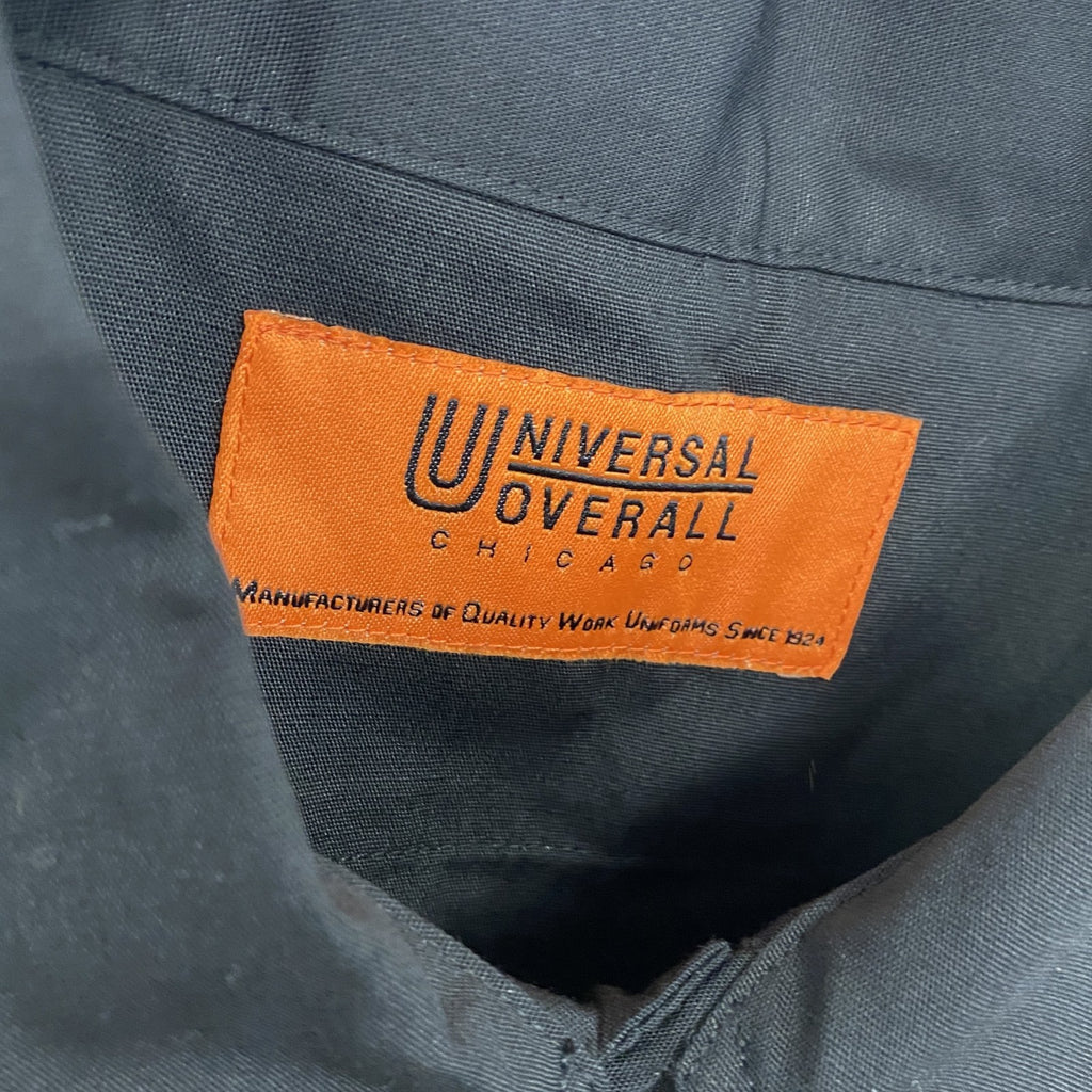 UNIVERSAL OVERALL　半袖ワークシャツ　黒　ブラック　XLサイズ