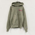Champion　チャンピオン　リバースウィーブ　フルジップスウェットパーカー/フーディー　カーキ　Sサイズ