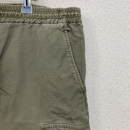 Dickies　ディッキーズ　ハーフカーゴパンツ　ショートパンツ　ドローコード　オリーブカーキ