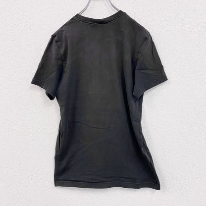 adidas　アディダス　半袖プリントTシャツ　黒　ブラック　Mサイズ