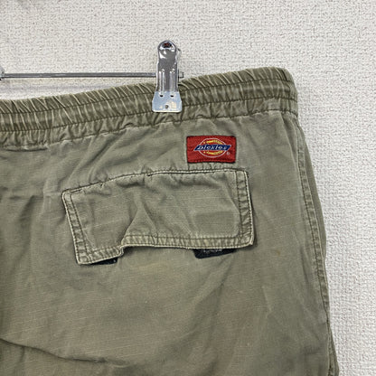 Dickies　ディッキーズ　ハーフカーゴパンツ　ショートパンツ　ドローコード　オリーブカーキ