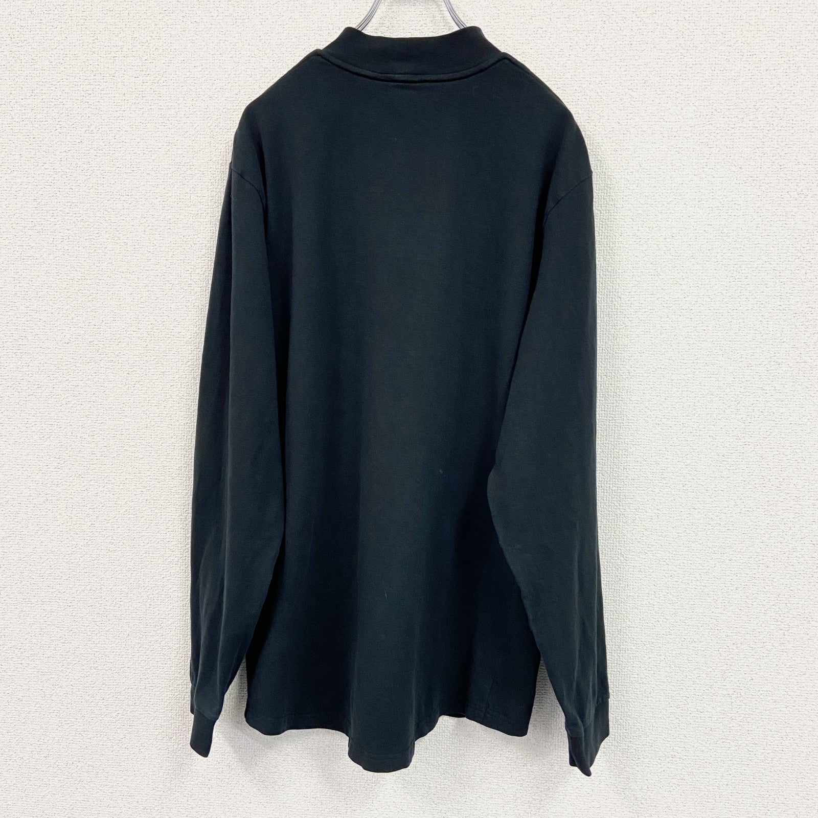 NIKE　ナイキ　長袖刺繡Tシャツ　ロンT　黒　ブラック　Mサイズ