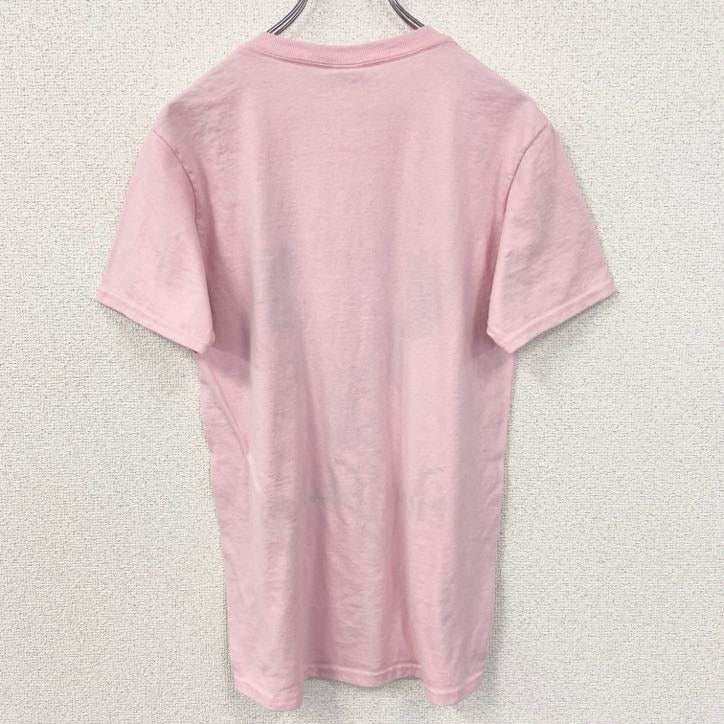 古着 used　JERZEES ジャージーズ　半袖キャラクタープリントTシャツ　ミニーマウス　薄ピンク　Sサイズ