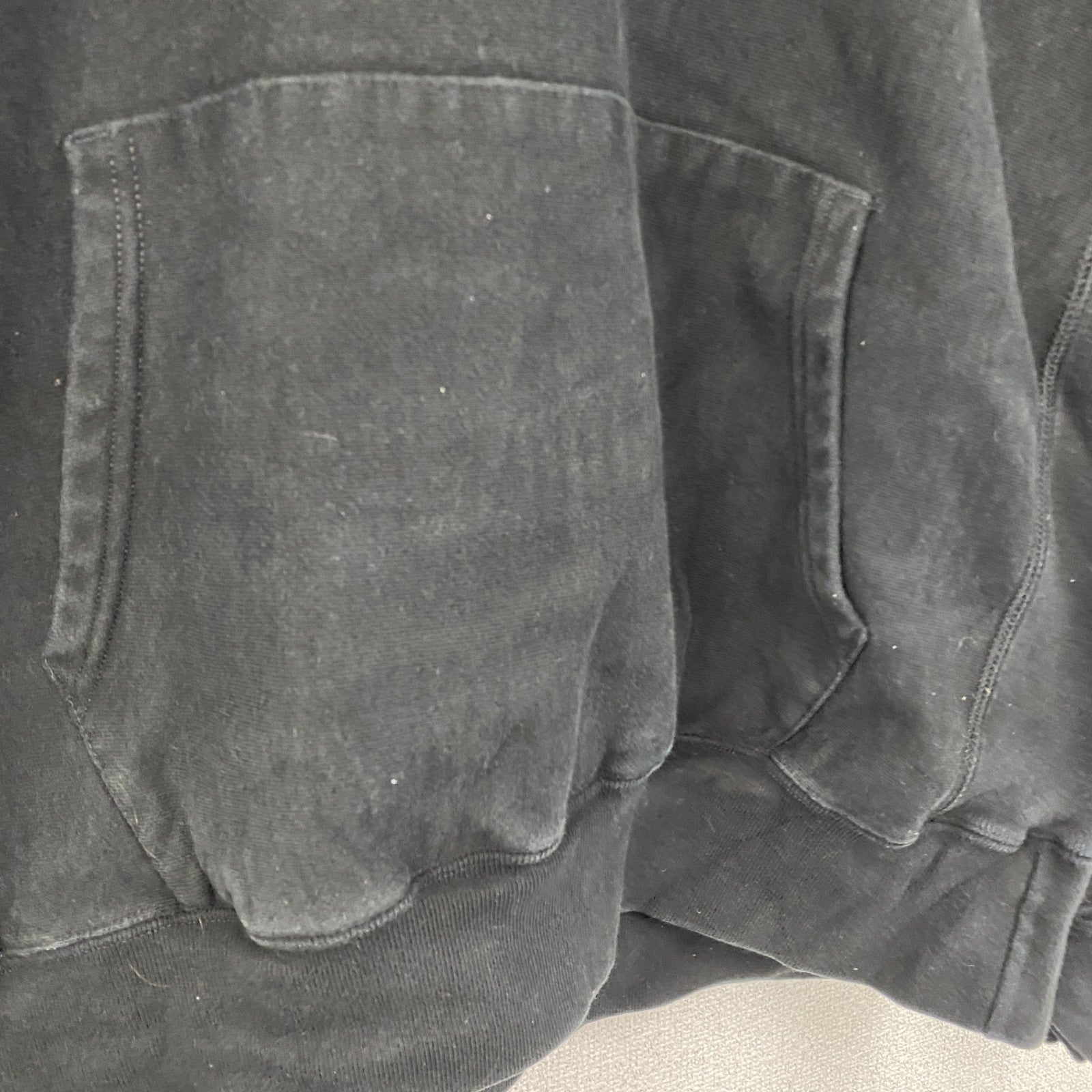 Champion　チャンピオン　リバースウィーブ　スウェットパーカー/フーディー　刺繍ロゴ　デカロゴ　現行　黒　ブラック　Lサイズ