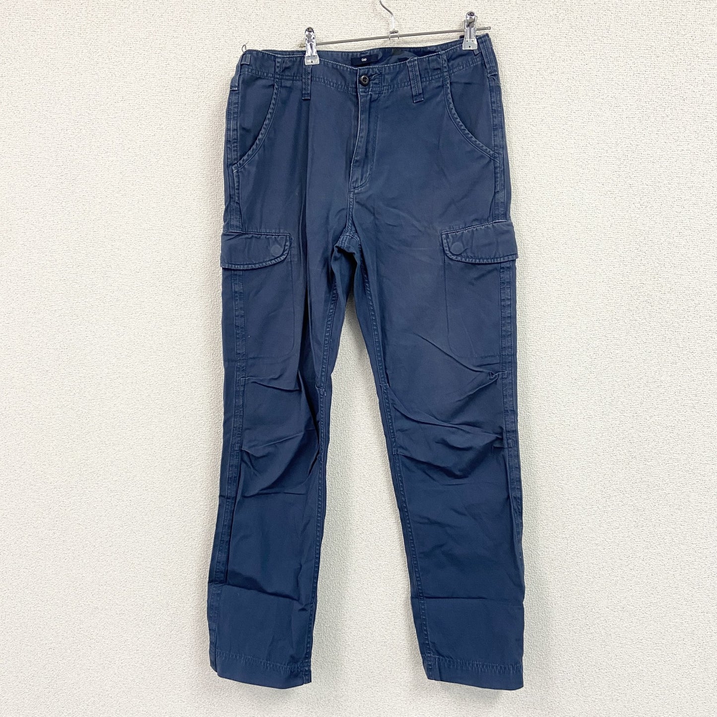 GAP　ギャップ　カーゴパンツ　ミリタリーパンツ　ジップフライ　紺　ネイビー　W32サイズ