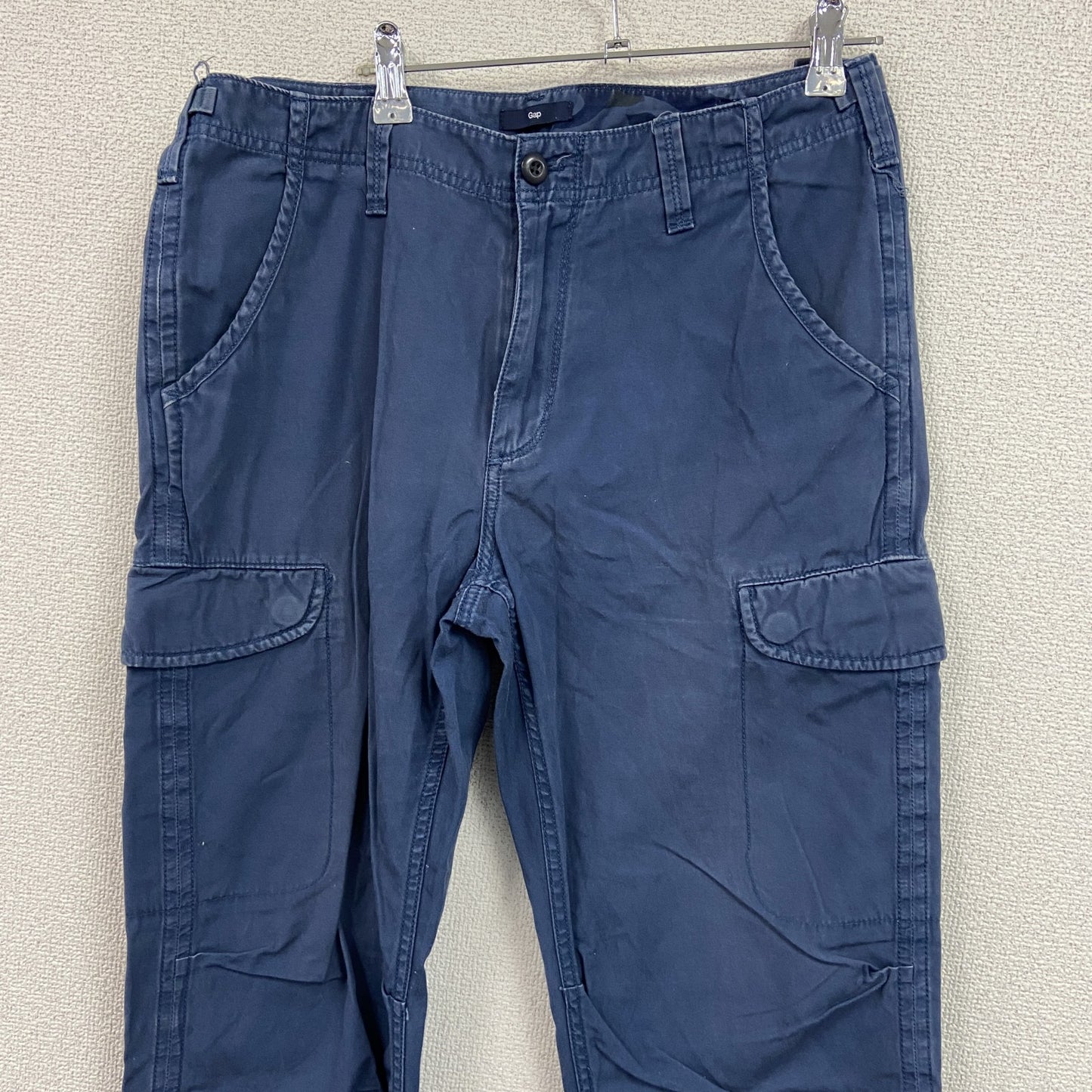 GAP　ギャップ　カーゴパンツ/ミリタリーパンツ　ジップフライ　紺　ネイビー　W32サイズ