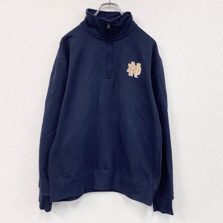 Champion　チャンピオン　ハーフジッププルオーバースウェット/トレーナー　紺　ネイビー　Mサイズ