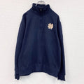 Champion　チャンピオン　ハーフジッププルオーバースウェット/トレーナー　紺　ネイビー　Mサイズ
