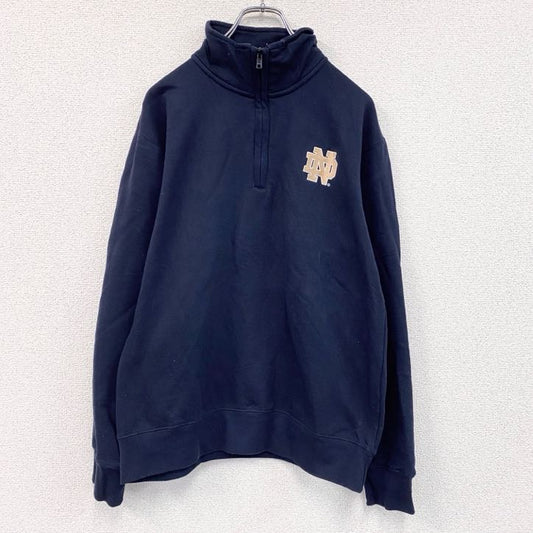 Champion　チャンピオン　ハーフジッププルオーバースウェット/トレーナー　紺　ネイビー　Mサイズ
