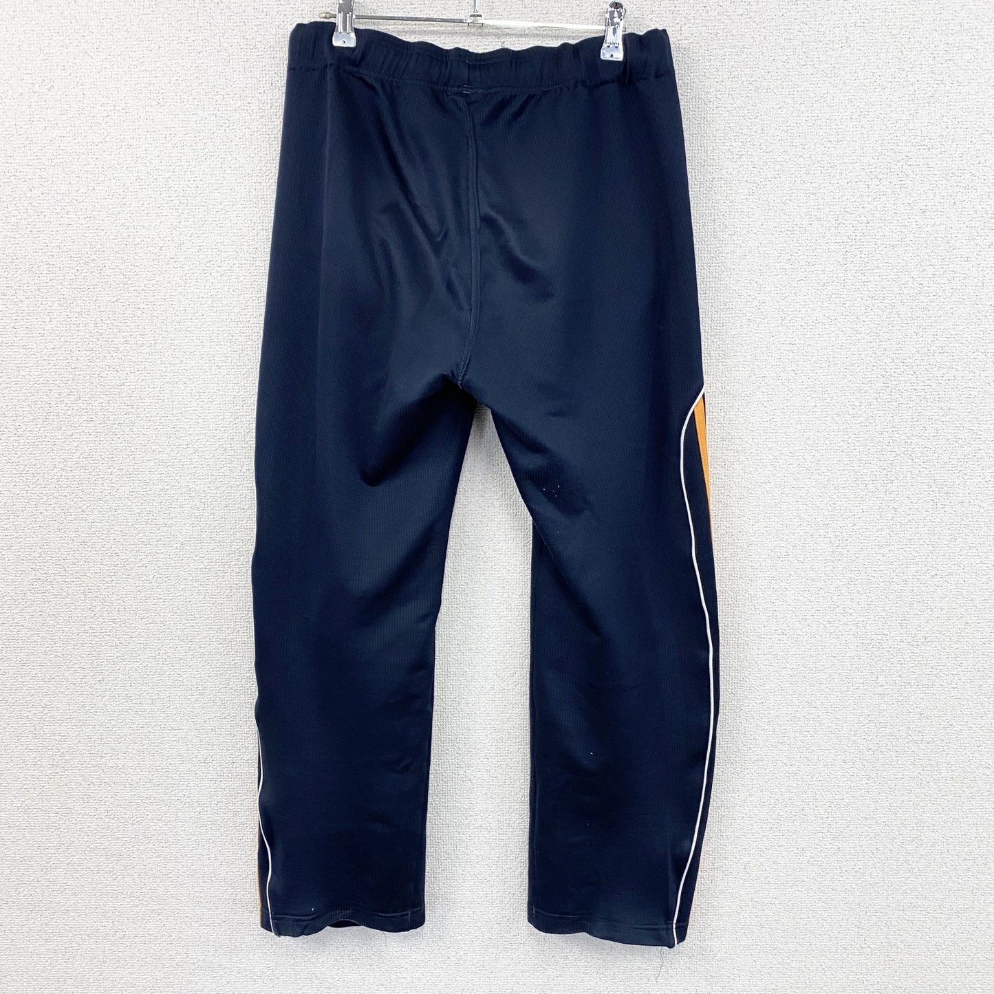 古着 used　adidas　アディダス　トラックパンツ/ジャージ　パフォーマンスロゴ　紺　ネイビー　Mサイズ