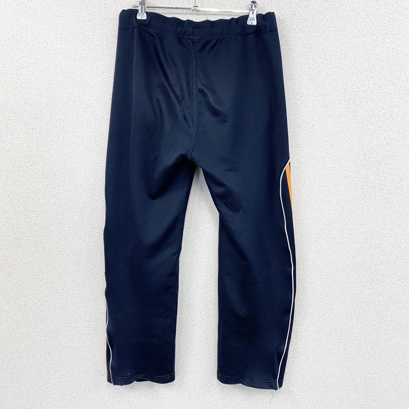 古着 used　adidas　アディダス　トラックパンツ/ジャージ　パフォーマンスロゴ　紺　ネイビー　Mサイズ