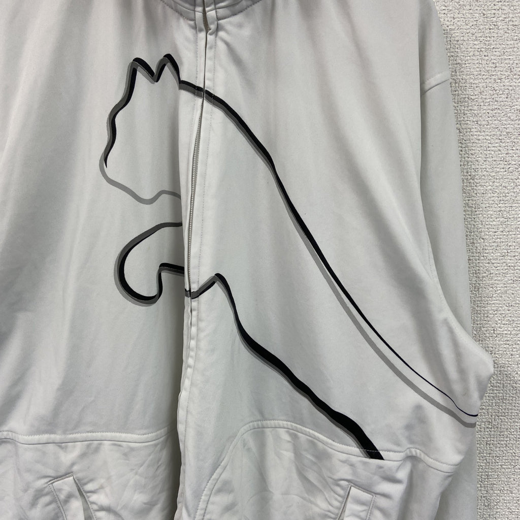 古着 used　PUMA　プーマ　トラックジャケット/ジャージ　白　ホワイト　XLサイズ