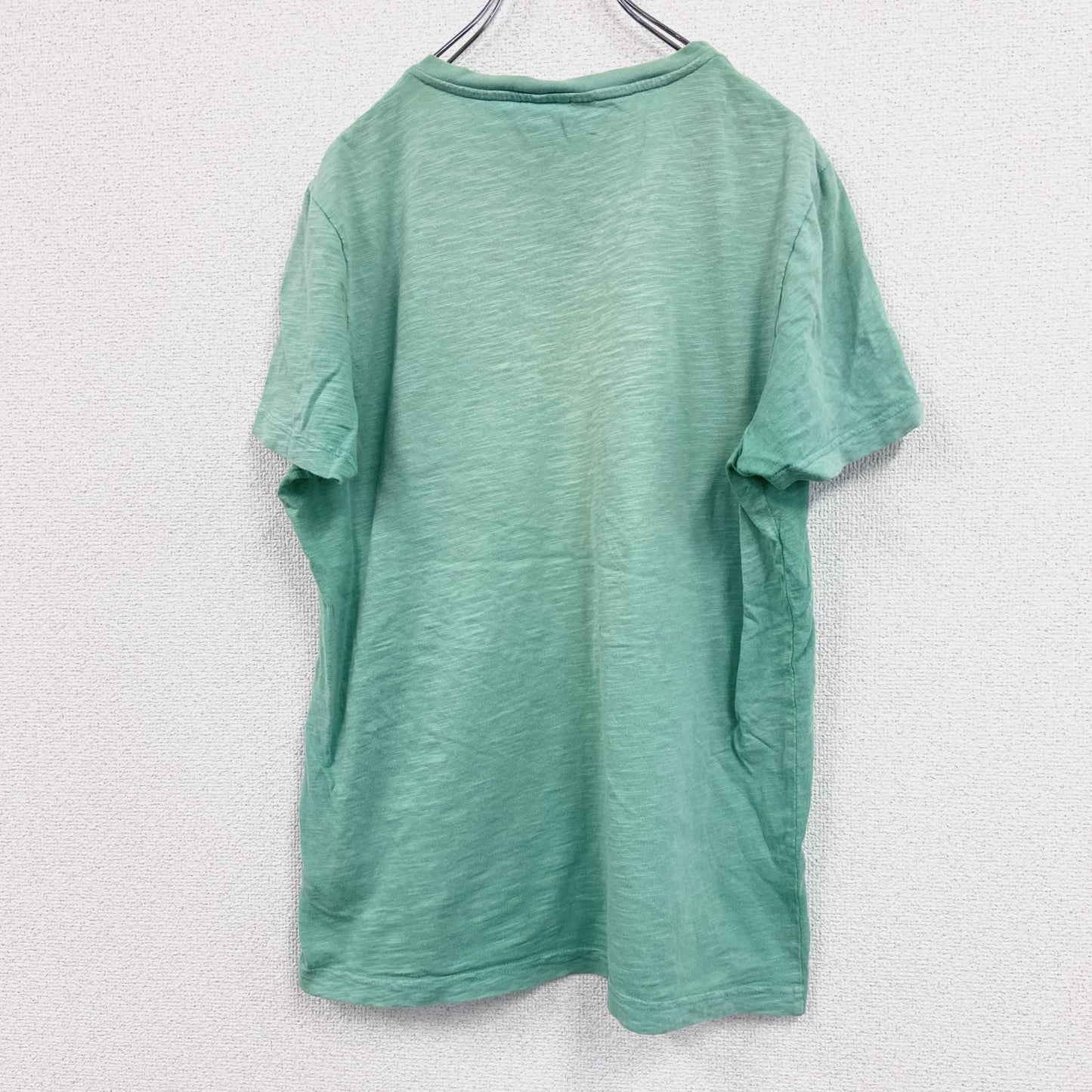 PME LEGEND　半袖プリントアニマルTシャツ　アーチプリント　英字プリント　鷹　三角タグ　緑　グリーン　Lサイズ