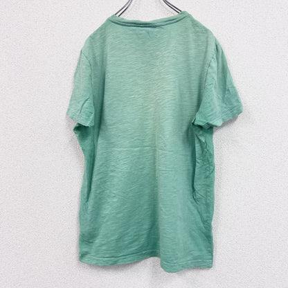 PME LEGEND　半袖プリントアニマルTシャツ　アーチプリント　英字プリント　鷹　三角タグ　緑　グリーン　Lサイズ